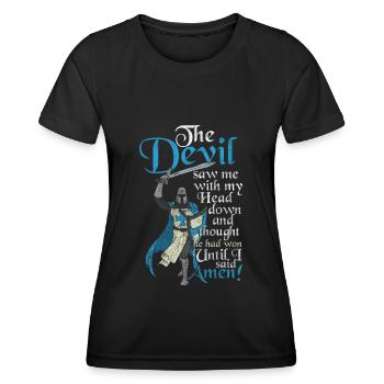 Medieval Dragon Kingdom - Women's Functional T-Shirt - black - Front - AI Model Female 172 light (172cm)