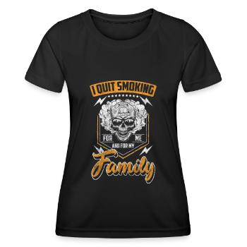 Bâton lumineux Addiction Cant Discipline - T-shirt sport Femme - noir - Devant - AI Model Female 172 light (172cm)