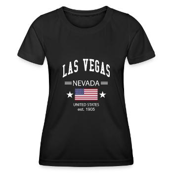 Las Vegas - Women's Functional T-Shirt - black - Front - AI Model Female 172 light (172cm)