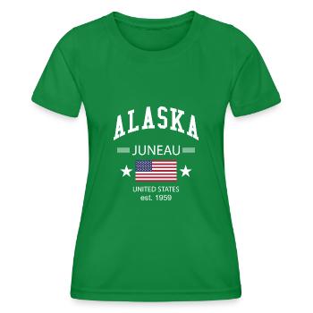 Alaska - T-shirt sport Femme - vert - Devant - AI Model Female 172 dark (172cm)