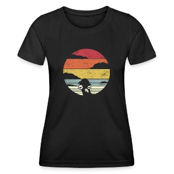 Pingouin Tux - T-shirt sport Femme - noir - Devant - AI Model Female 172 light (172cm)