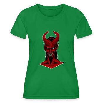 DAEMON - Women's Functional T-Shirt - kelly green - Front - AI Model Female 172 dark (172cm)