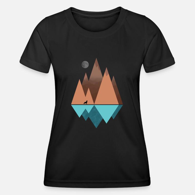 L.mountain - Women's Functional T-Shirt - black