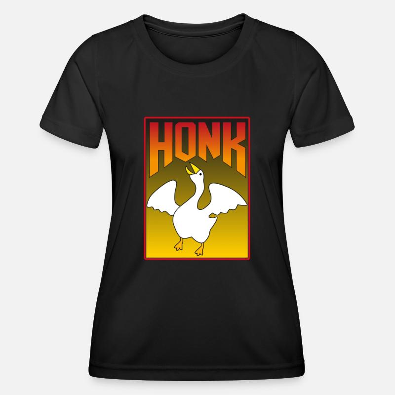 Honk! - Women's Functional T-Shirt - black