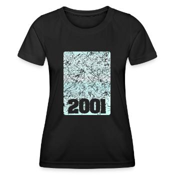 2001 - Women's Functional T-Shirt - black - Front - AI Model Female 172 light (172cm)