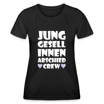Hen Party Crew Hen - Women's Functional T-Shirt - black - Front - AI Model Female 172 light (172cm)