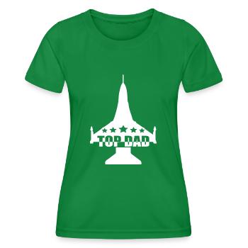 TOP DAD - T-shirt sport Femme - vert - Devant - AI Model Female 172 dark (172cm)
