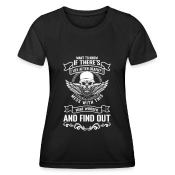 Mining Men Profession Treasures - Women's Functional T-Shirt - black - Front - AI Model Female 172 light (172cm)