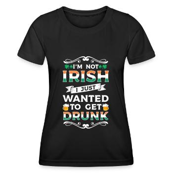 Irish Pub Dublin Travel Celtic - Women's Functional T-Shirt - black - Front - AI Model Female 172 light (172cm)