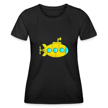Yellow submarine - Women's Functional T-Shirt - black - Front - AI Model Female 172 light (172cm)