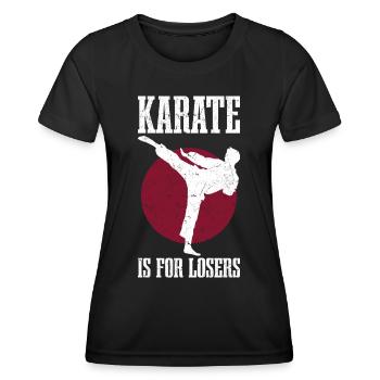 Tang Soo Do Kämpfer | Koreanisch Kämpfen Geschenke - Frauen Funktions-T-Shirt - Schwarz - Vorne - AI Model Female 172 light (172cm)