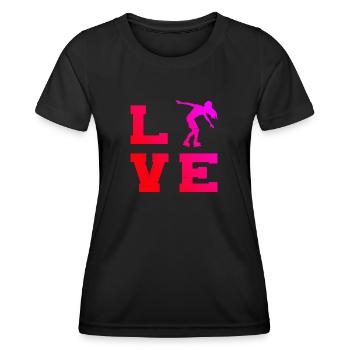 Patin à roulettes Patins à roulettes pour hommes Patins à roulettes - T-shirt sport Femme - noir - Devant - AI Model Female 172 light (172cm)