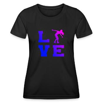Roller Skating Roller Skating Roller Skate - T-shirt sport Femme - noir - Devant - AI Model Female 172 light (172cm)