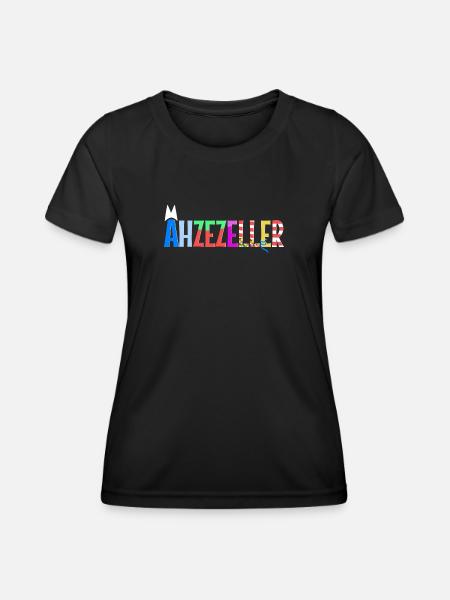 Ähzezeller - Frauen Funktions-T-Shirt - Schwarz