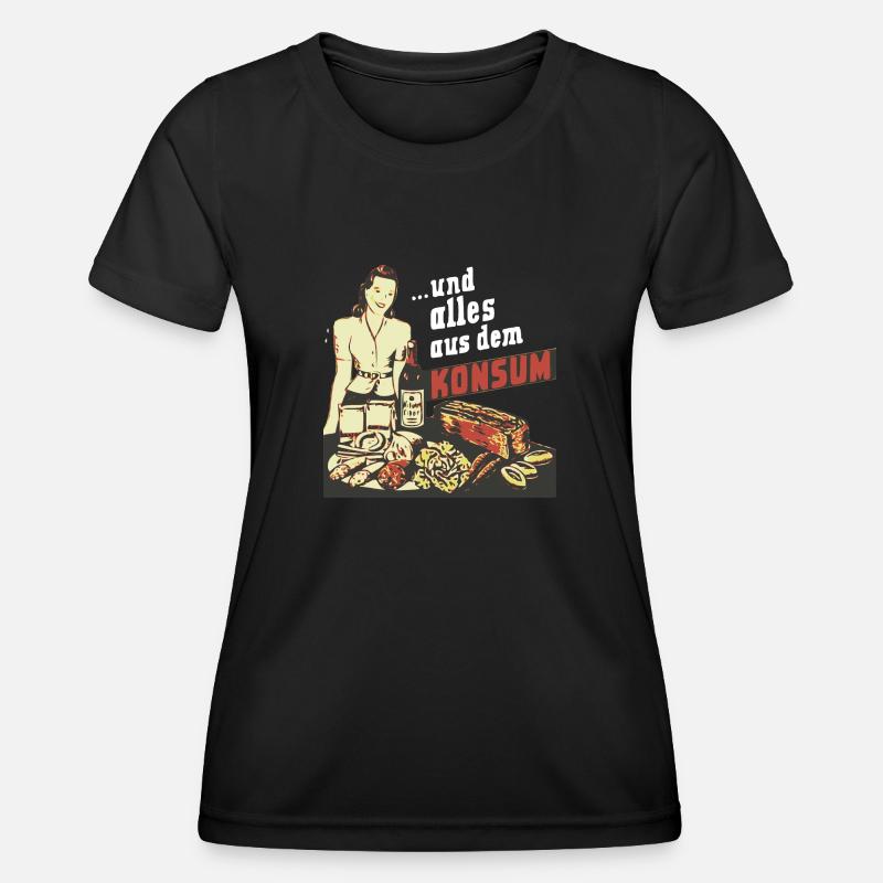 ... and everything from consumption - Women's Functional T-Shirt - black