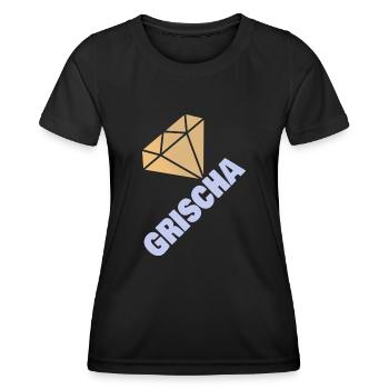 Grisha - Women's Functional T-Shirt - black - Front - AI Model Female 172 light (172cm)