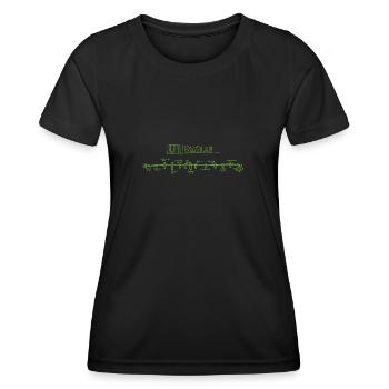 Berliner U-Bahn - U1 - HD - Deutschland - Frauen Funktions-T-Shirt - Schwarz - Vorne - AI Model Female 172 light (172cm)
