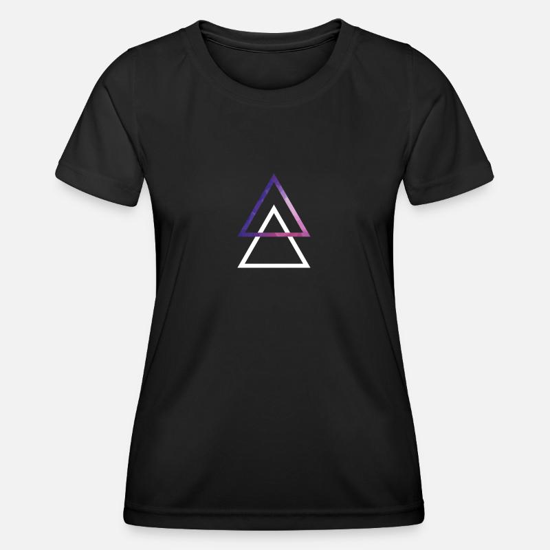 triangle - Women's Functional T-Shirt - black