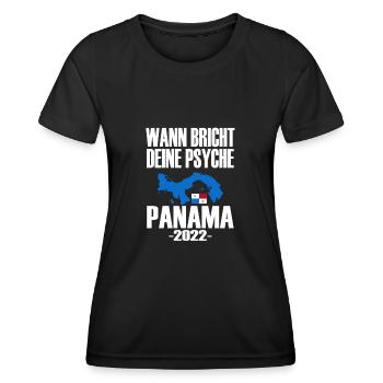 Panama Psyche 2022 - Frauen Funktions-T-Shirt - Schwarz - Vorne - AI Model Female 172 light (172cm)