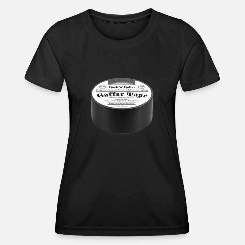 Gaffer Tape Rock Tee - Women's Functional T-Shirt - black
