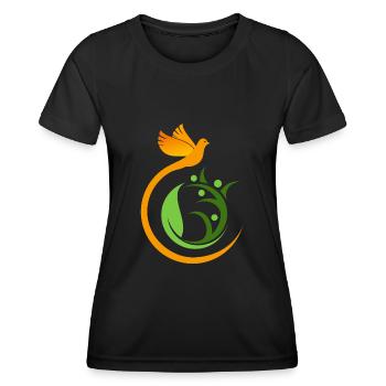 Kirche Katholisch Bibel Glaube Jesus Gott Christen - Frauen Funktions-T-Shirt - Schwarz - Vorne - AI Model Female 172 light (172cm)