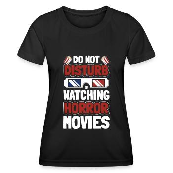 Kino Filmklappe Filmfestival Festival - Frauen Funktions-T-Shirt - Schwarz - Vorne - AI Model Female 172 light (172cm)