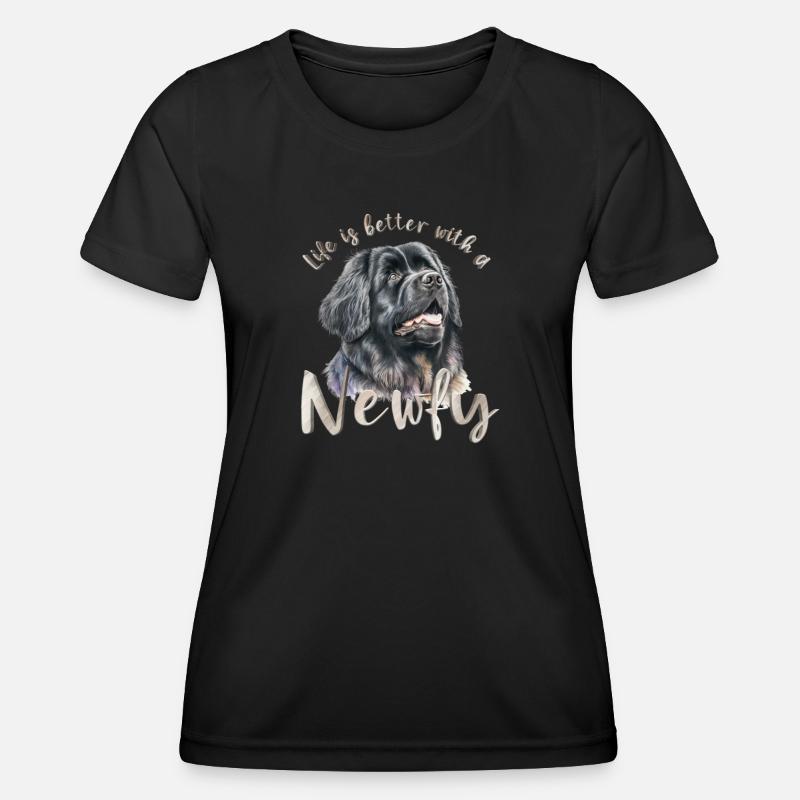Newfoundlander - Women's Functional T-Shirt - black