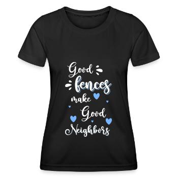Neighbor's house - Women's Functional T-Shirt - black - Front - AI Model Female 172 light (172cm)