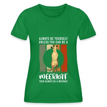 Zoo Animals Rock - Women's Functional T-Shirt - kelly green - Front - AI Model Female 172 dark (172cm)