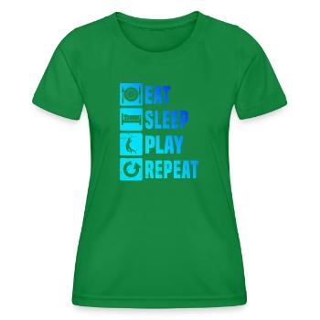 Badminton Squash Badminton Joueur Badminton - T-shirt sport Femme - vert - Devant - AI Model Female 172 dark (172cm)