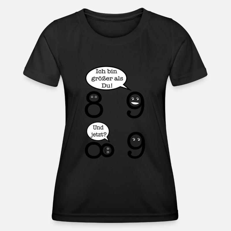 Mathematics Joke - Women's Functional T-Shirt - black