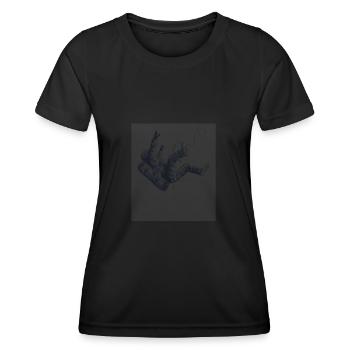Astronaute - T-shirt sport Femme - noir - Devant - AI Model Female 172 light (172cm)