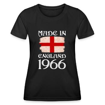 Made in England 1966 - St George's Day - English - Women's Functional T-Shirt - black - Front - AI Model Female 172 light (172cm)