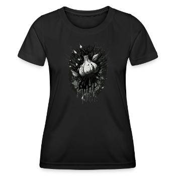Ail - T-shirt sport Femme - noir - Devant - AI Model Female 172 light (172cm)