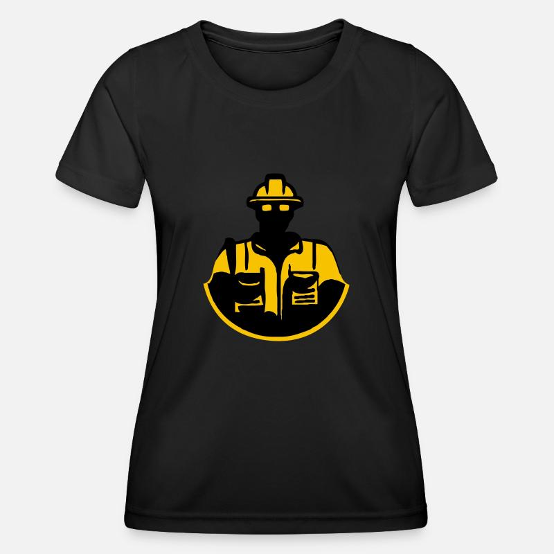 Best Construction Worker - Women's Functional T-Shirt - black