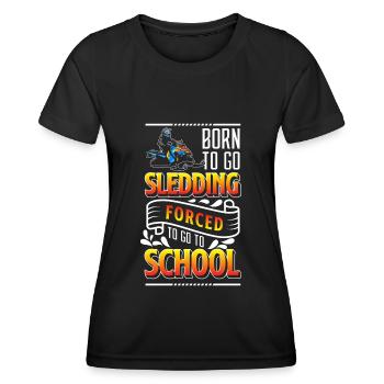 Winter - Women's Functional T-Shirt - black - Front - AI Model Female 172 light (172cm)