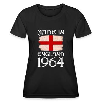 Made in England 1964 - St George's Day - English - Women's Functional T-Shirt - black - Front - AI Model Female 172 light (172cm)
