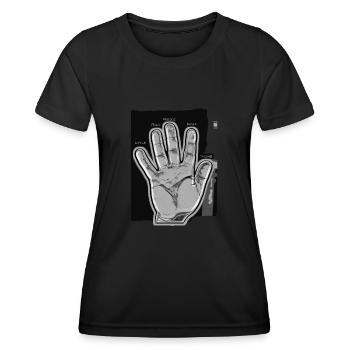 Five fingers - Women's Functional T-Shirt - black - Front - AI Model Female 172 light (172cm)