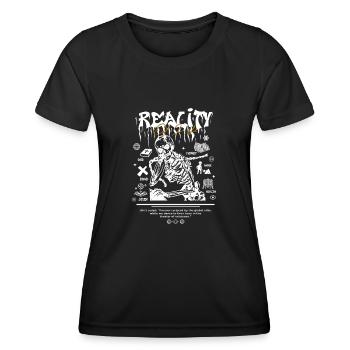 Reality of Life - Women's Functional T-Shirt - black - Front - AI Model Female 172 light (172cm)