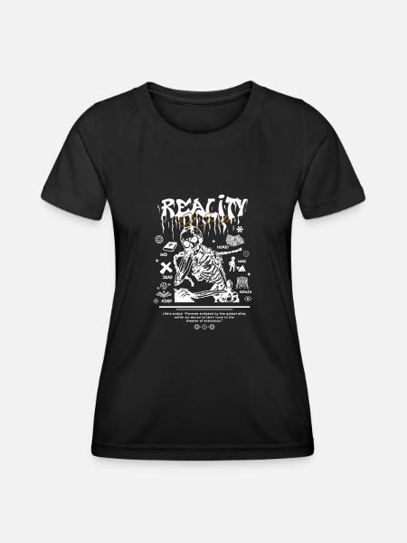 Reality of Life - Women's Functional T-Shirt - black