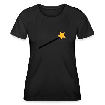 Magicien - T-shirt sport Femme - noir - Devant - AI Model Female 172 light (172cm)