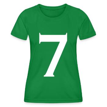 7 - Women's Functional T-Shirt - kelly green - Front - AI Model Female 172 dark (172cm)