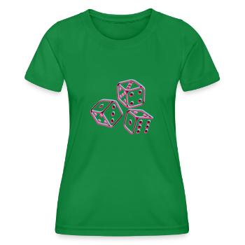 3d - Frauen Funktions-T-Shirt - Kelly Green - Vorne - AI Model Female 172 dark (172cm)