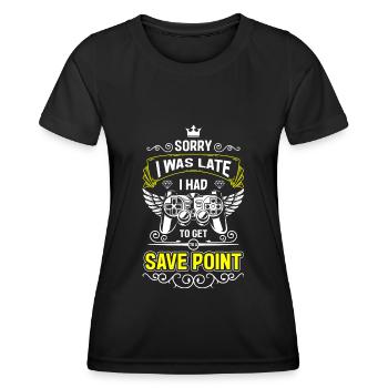 Nerd Online Game Tournament Game Over - Women's Functional T-Shirt - black - Front - AI Model Female 172 light (172cm)