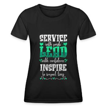 Chef Büro Manager Angestellter - Frauen Funktions-T-Shirt - Schwarz - Vorne - AI Model Female 172 light (172cm)