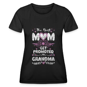 Grandpa Parents Pamper Baby - Women's Functional T-Shirt - black - Front - AI Model Female 172 light (172cm)