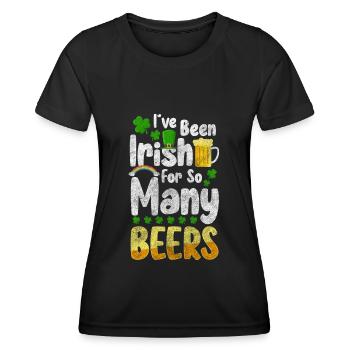 Pub Drinking Excursion Alcohol - Women's Functional T-Shirt - black - Front - AI Model Female 172 light (172cm)