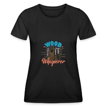 carpenter carpentry carpentry woodworker profession - Women's Functional T-Shirt - black - Front - AI Model Female 172 light (172cm)