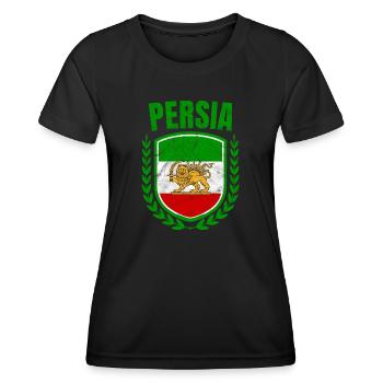 Perse - T-shirt sport Femme - noir - Devant - AI Model Female 172 light (172cm)