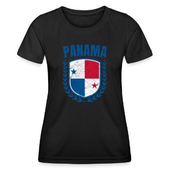 Panama - Frauen Funktions-T-Shirt - Schwarz - Vorne - AI Model Female 172 light (172cm)